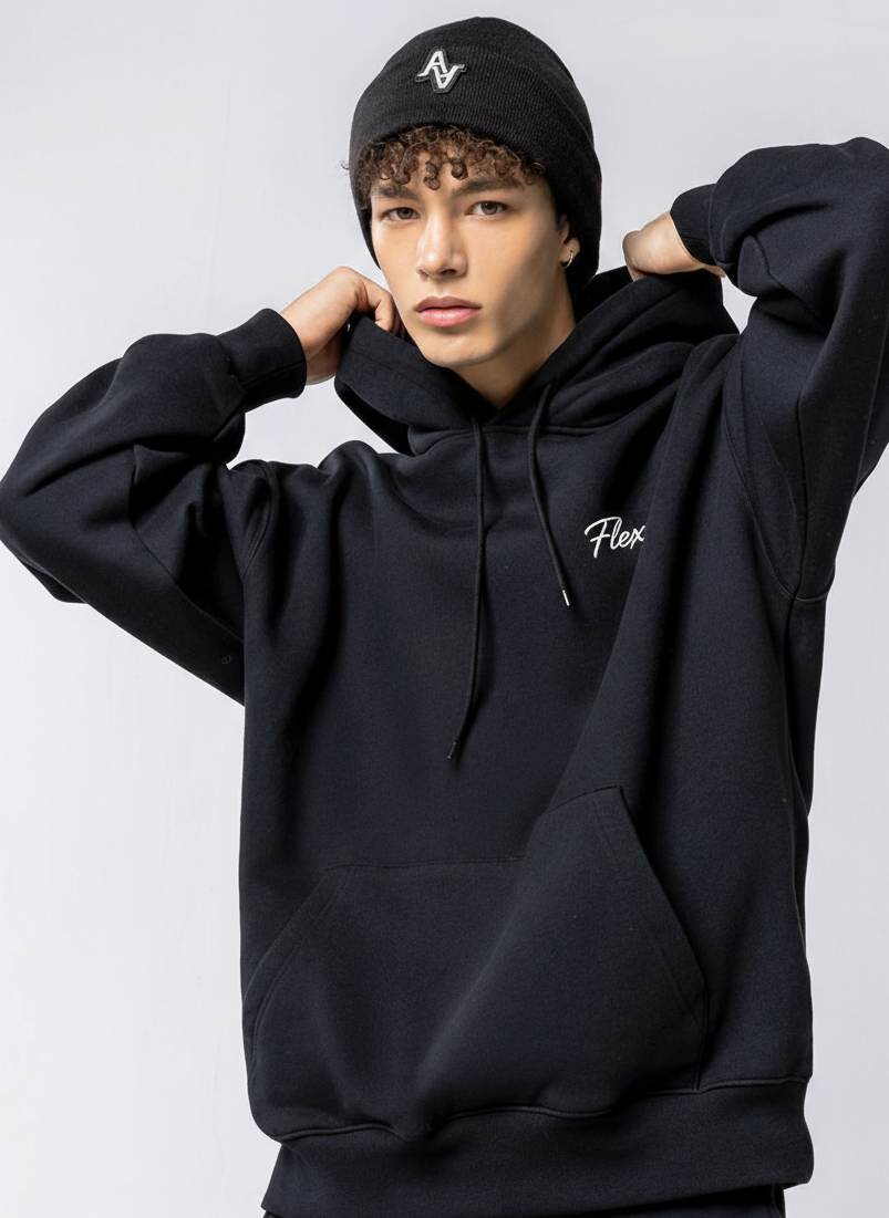 MY RULES oversized Hoodie 100% Cotton