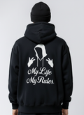 MY RULES oversized Hoodie 100% Cotton