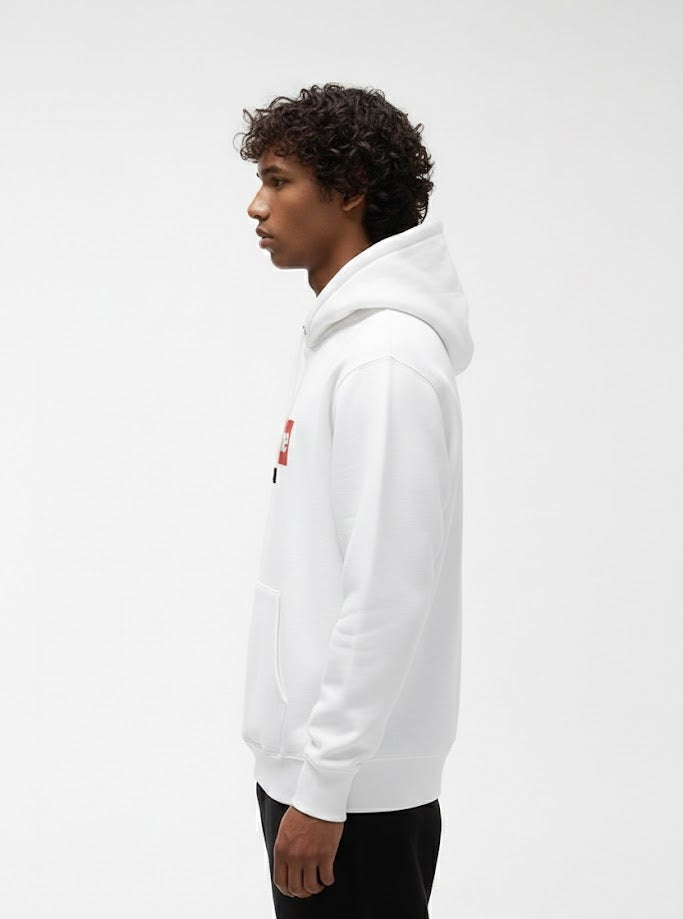 Oversized Supreme White Hoodie 100% Cotton