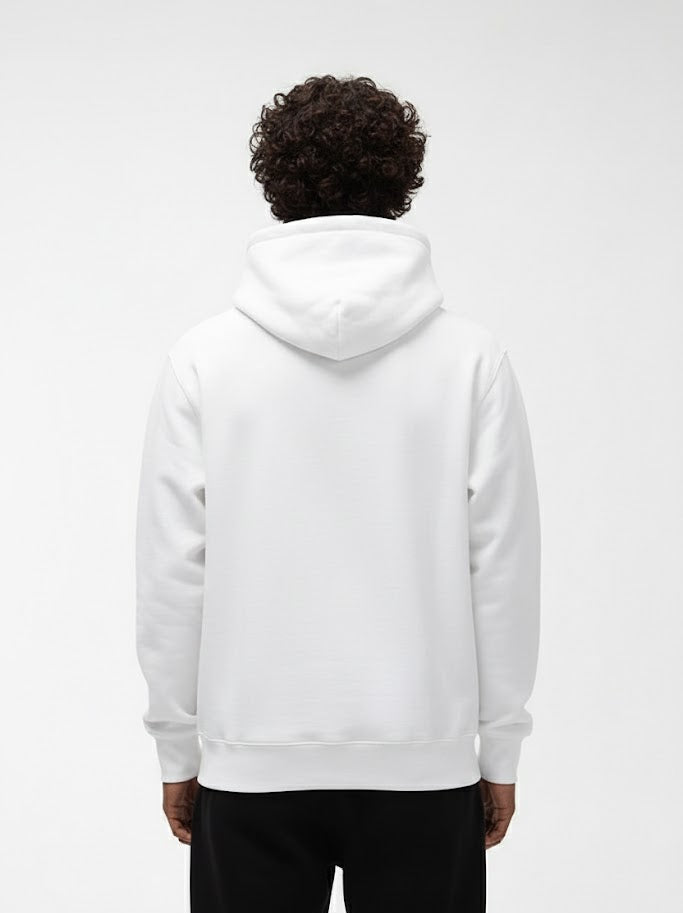 Oversized Supreme White Hoodie 100% Cotton