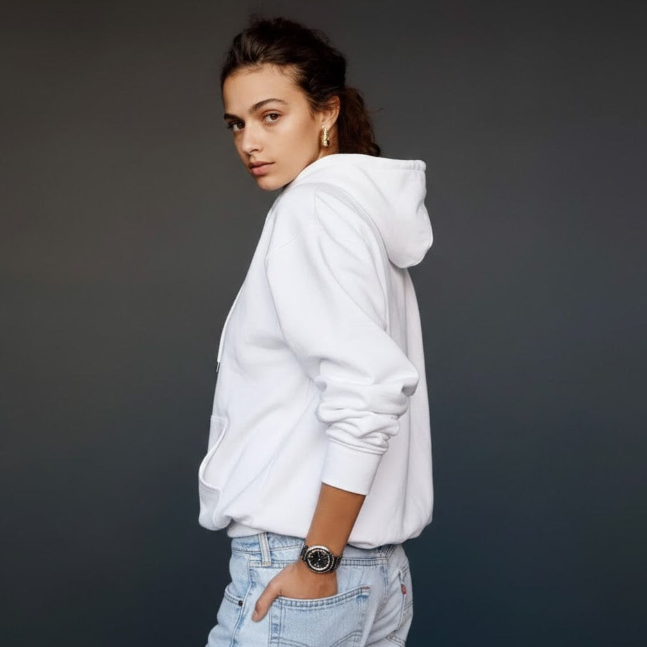 Oversized Purple Butterfly Hoodie